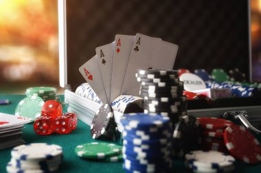 Live dealer conducting Sic Bo Dadu dice roll in professional studio
